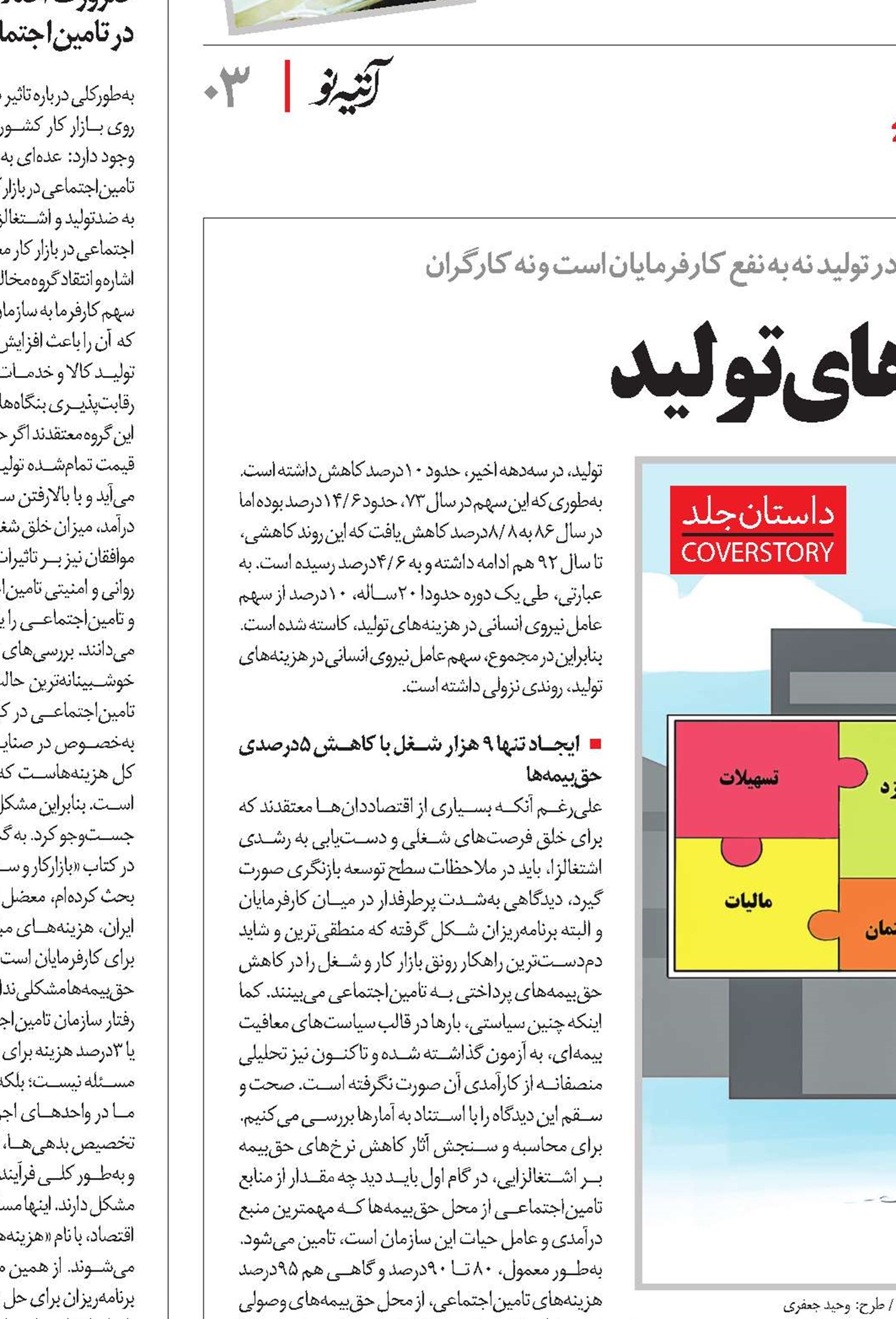 بزرگ‌نمایی‌‌هزینه‌های‌‌تولید