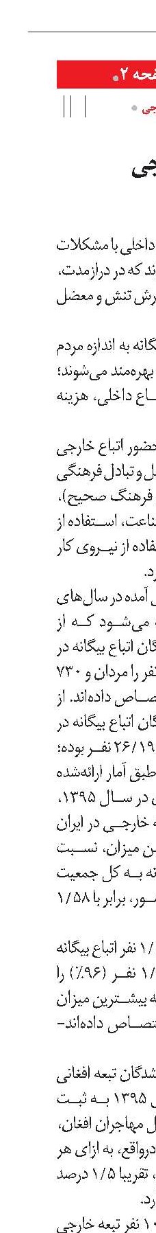 بیمه اتباع خارجی نیازمند فرآیندی نظام‌مند 