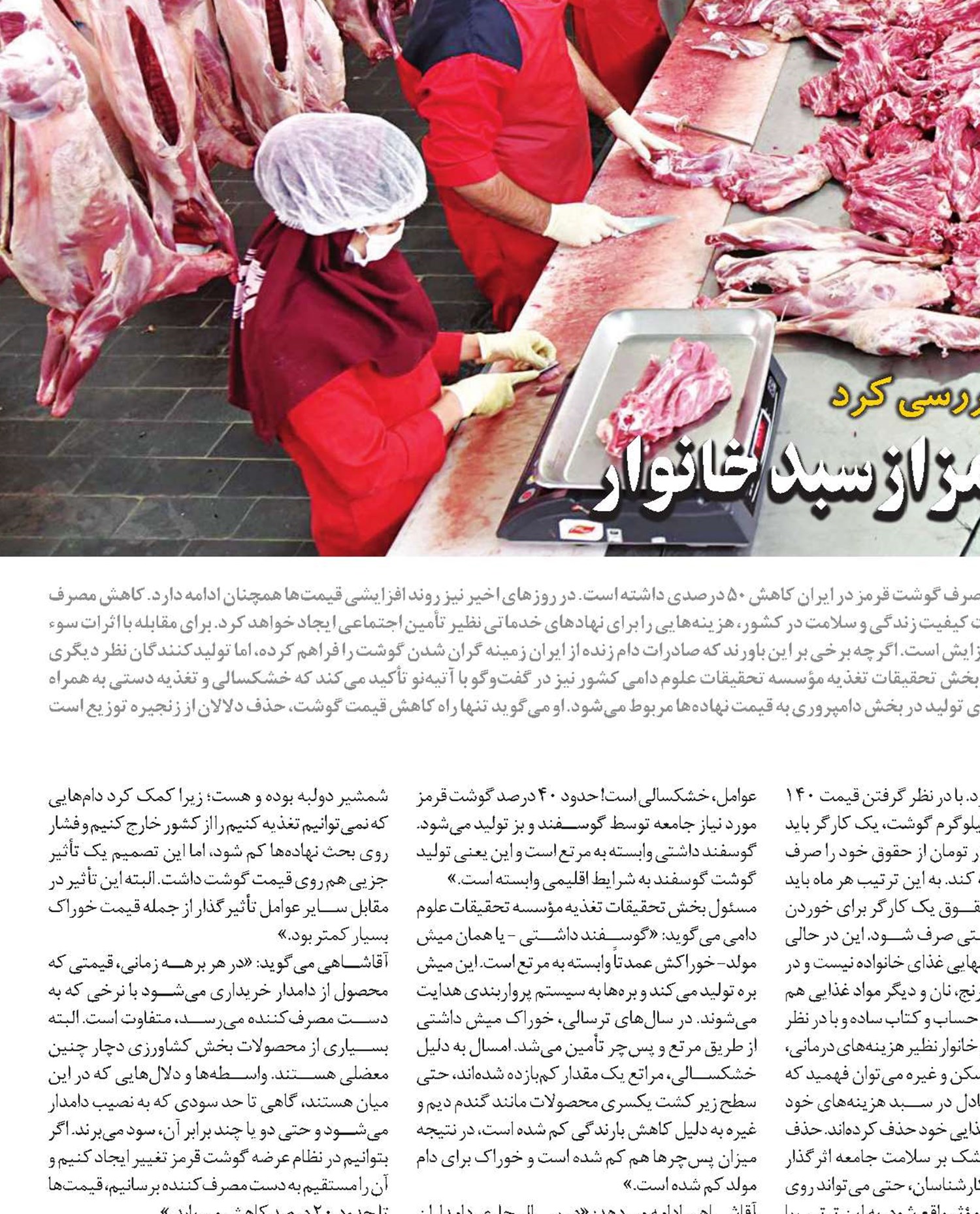 خطر حذف کامل گوشت قرمز از سبد خانوار