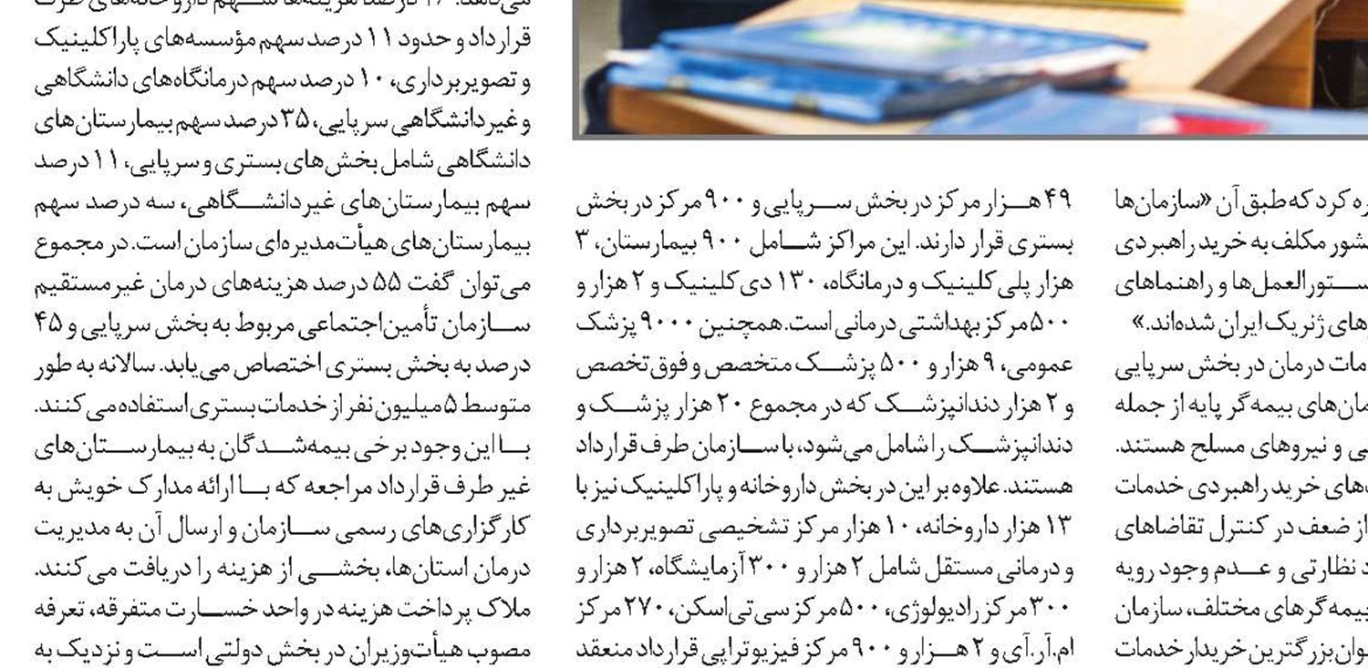راهکارهایی برای کاهش پرداخت از جیب بیماران