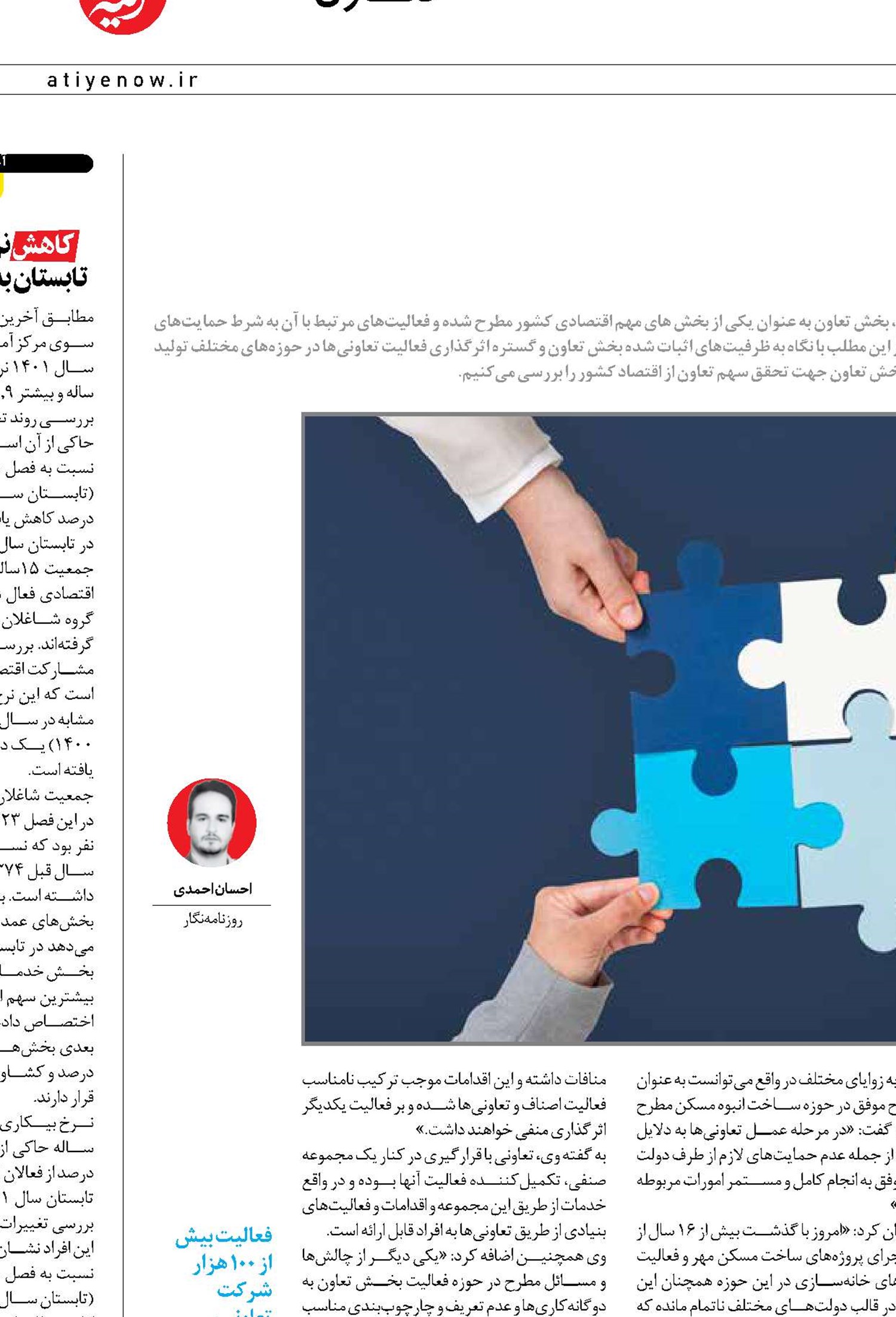 جایگاه تعاون در اقتصاد چیست؟