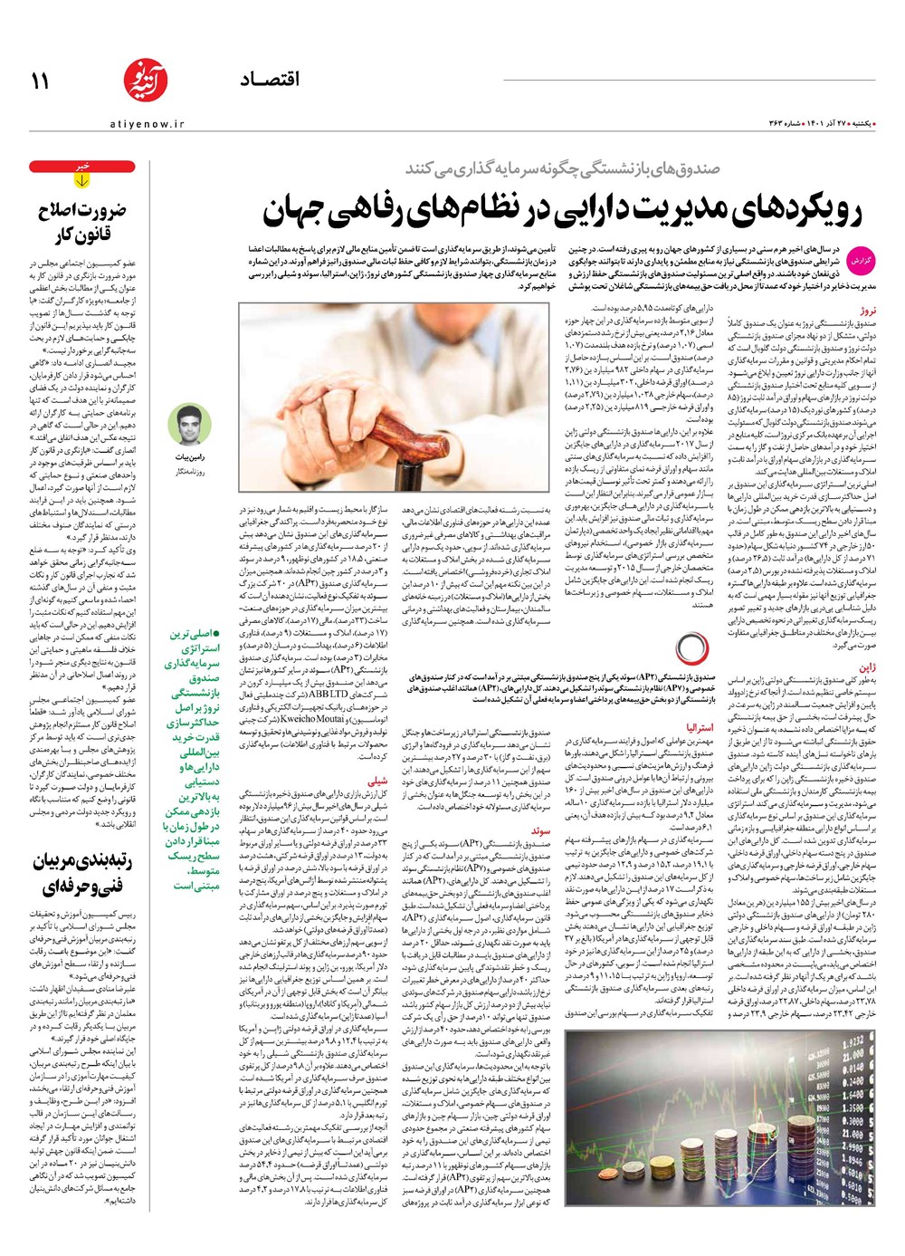 روزنامه تاریخ ۲۹ آذر ۱۴۰۱