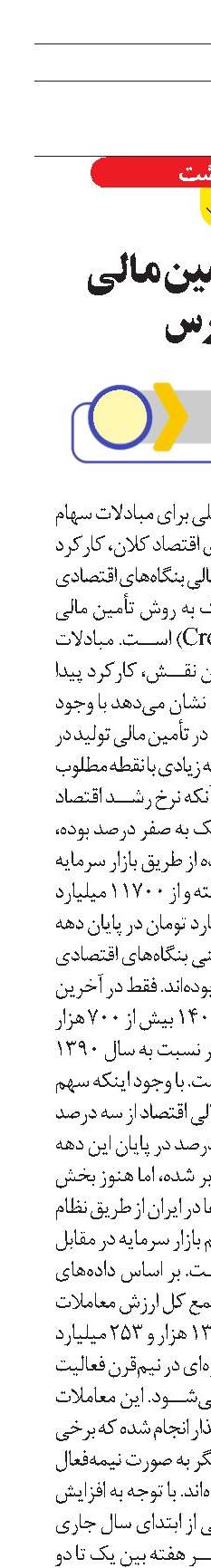افزایش تأمین مالی  از بورس