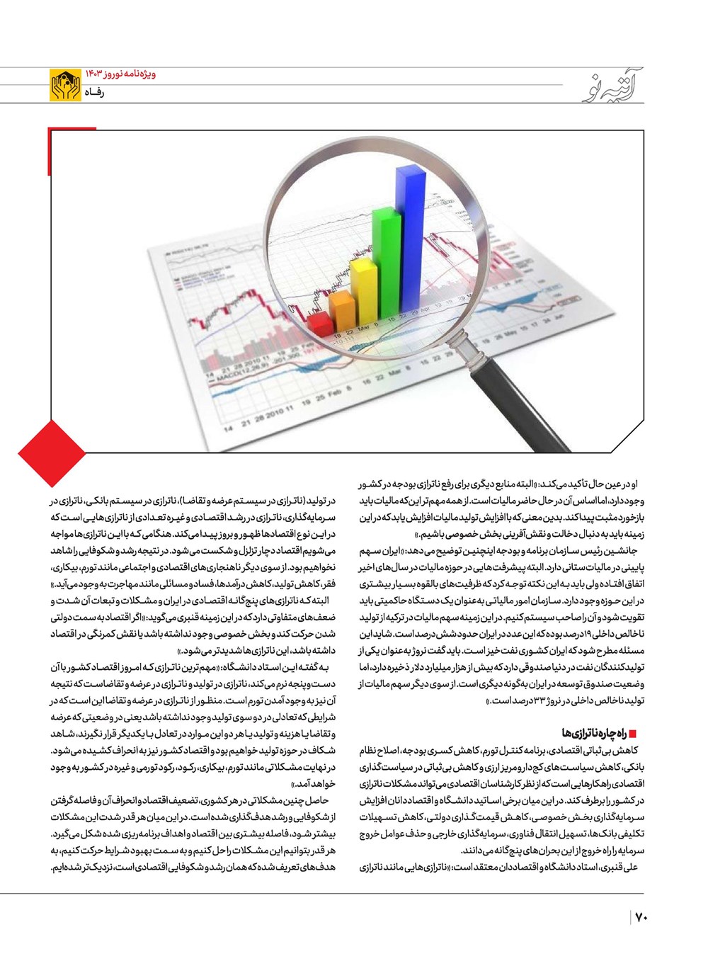 روزنامه تاریخ ۲۱ اسفند ۱۴۰۲