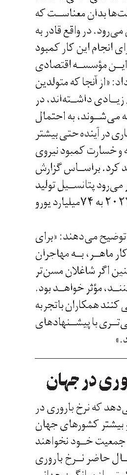 کاهش نرخ باروری در جهان