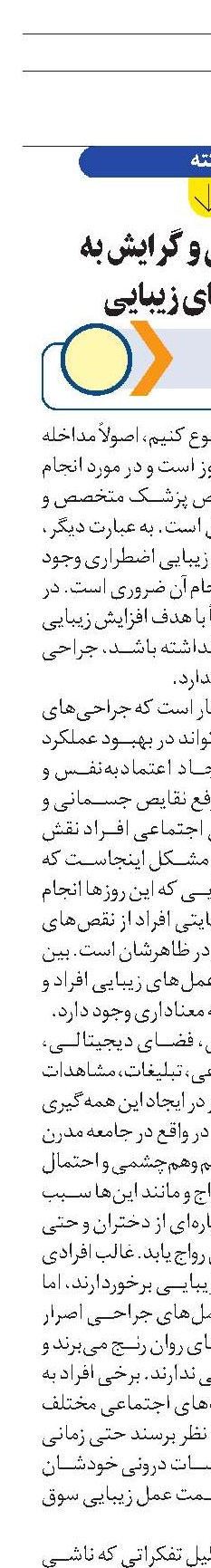کمال‌‌گرایی و گرایش به جراحی‌های زیبایی 