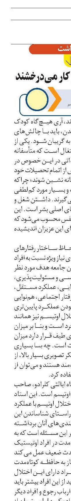 اوتیستیک‌ها در کار می‌درخشند