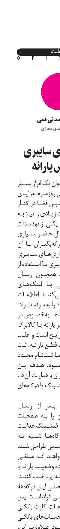 کلاهبرداری سایبری در پوشش یارانه