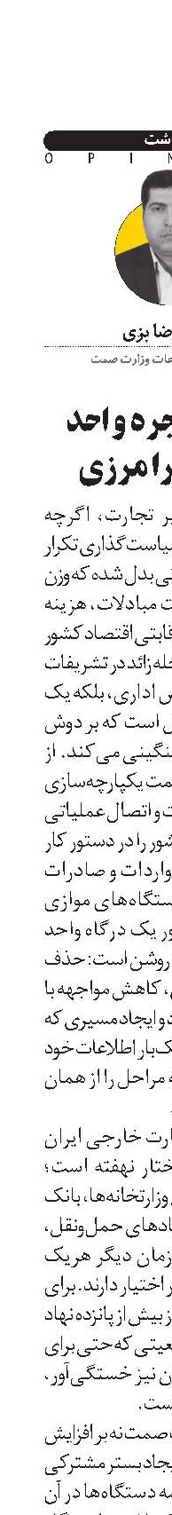  رؤیای پنجره واحد تجارت فرا مرزی 