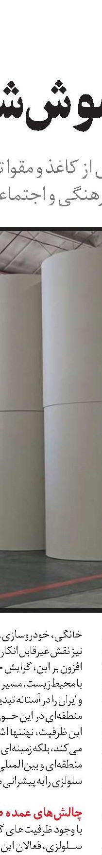  صنعت کاغذ  وابسته به واردات