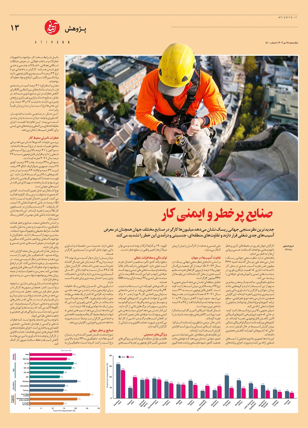 روزنامه تاریخ ۸ دی ۱۴۰۴