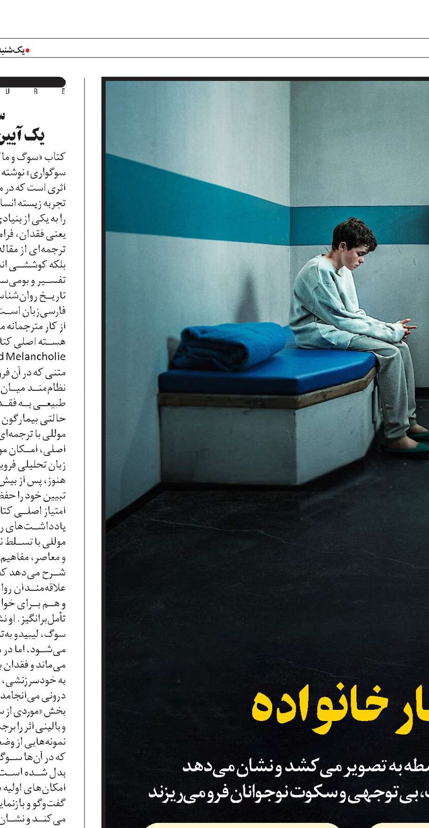 نـوجـوانـی  و فروپاشی آرام ساختار خانواده