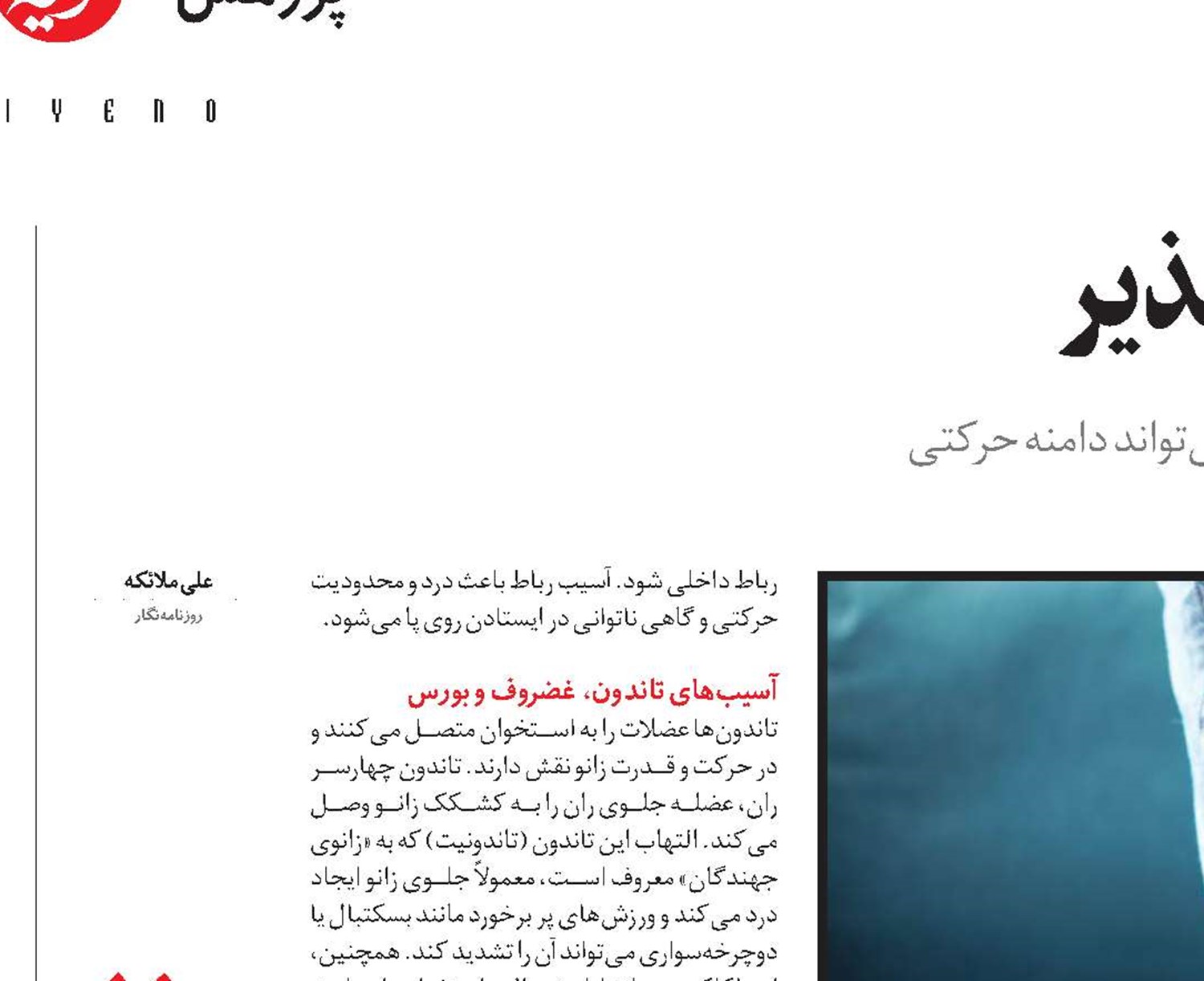  زانو؛ مفصلی حیاتی و آسیب‌پذیر
